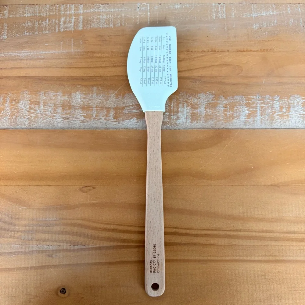 New! NWT Disney Tiana Spatula Princess And The Frog Measurement Conversion Chart